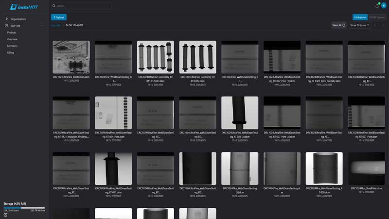PACS file explorer